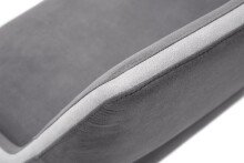 Esszimmerstuhl >Agrafa< (2-er Set) in Grau aus Metall - 54x90x60cm (BxHxT)