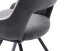 Esszimmerstuhl >Agrafa< (2-er Set) in Grau aus Metall - 54x90x60cm (BxHxT)