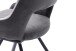 Esszimmerstuhl >Agrafa< (2-er Set) in Grau aus Metall - 54x90x60cm (BxHxT)