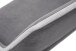 Esszimmerstuhl >Agrafa< (2-er Set) in Grau aus Metall - 54x90x60cm (BxHxT)