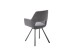 Esszimmerstuhl >Agrafa< (2-er Set) in  aus Metall - 58x90x60cm (BxHxT)
