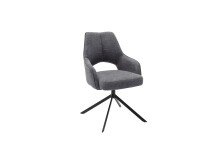 Esszimmerstuhl >Amari< (2-er Set) in  aus Metall -...