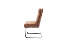 Esszimmerstuhl >Labrea< (2-er Set) in  aus Metall - 44x99x64cm (BxHxT)