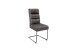 Esszimmerstuhl >Labrea< (2-er Set) in Anthrazit aus Metall - 44x99x64cm (BxHxT)