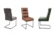 Esszimmerstuhl >Labrea< (2-er Set) in Anthrazit aus Metall - 44x99x64cm (BxHxT)