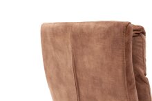 Esszimmerstuhl >Labrea< (2-er Set) in Braun aus Metall - 44x99x64cm (BxHxT)