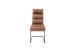 Esszimmerstuhl >Labrea< (2-er Set) in Braun aus Metall - 44x99x64cm (BxHxT)