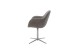 Esszimmerstuhl >Melrose< (2-er Set) in Braun aus Metall - 64x88x64cm (BxHxT)