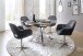 Esszimmerstuhl >Melrose< (2-er Set) in Anthrazit aus Metall - 64x88x64cm (BxHxT)