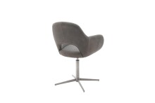 Esszimmerstuhl >Melrose< (2-er Set) in Braun aus Metall - 64x88x64cm (BxHxT)