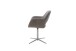 Esszimmerstuhl >Melrose< (2-er Set) in Braun aus Metall - 64x88x64cm (BxHxT)