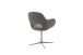 Esszimmerstuhl >Melrose< (2-er Set) in Braun aus Metall - 64x88x64cm (BxHxT)