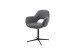Esszimmerstuhl >Melrose< (2-er Set) in Anthrazit aus Metall - 64x88x64cm (BxHxT)