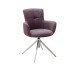 Esszimmerstuhl >Megara< (2-er Set) in Rot aus Metall - 60x87x64cm (BxHxT)