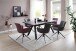 Esszimmerstuhl >Megara< (2-er Set) in Anthrazit aus Metall - 60x87x64cm (BxHxT)