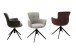 Esszimmerstuhl >Megara< (2-er Set) in Grau aus Metall - 60x87x64cm (BxHxT)