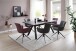 Esszimmerstuhl >Megara< (2-er Set) in Rot aus Metall - 60x87x64cm (BxHxT)