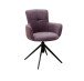 Esszimmerstuhl >Megara< (2-er Set) in Rot aus Metall - 60x87x64cm (BxHxT)