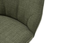 Esszimmerstuhl >Pettau< (2-er Set) in Olive aus Metall - 49x88x63cm (BxHxT)