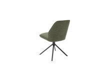 Esszimmerstuhl >Pettau< (2-er Set) in Olive aus Metall - 49x88x63cm (BxHxT)