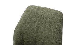 Esszimmerstuhl >Pettau< (2-er Set) in Olive aus Metall - 49x88x63cm (BxHxT)