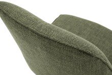 Esszimmerstuhl >Pettau< (2-er Set) in Olive aus Metall - 49x88x63cm (BxHxT)