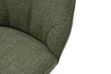 Esszimmerstuhl >Pettau< (2-er Set) in Olive aus Metall - 49x88x63cm (BxHxT)