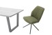 Esszimmerstuhl >Pettau< (2-er Set) in Olive aus Metall - 49x88x63cm (BxHxT)