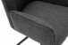 Esszimmerstuhl >Pettau< (2-er Set) in Anthrazit aus Metall - 59x88x63cm (BxHxT)