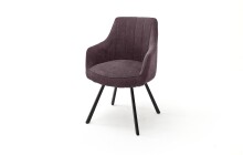 Esszimmerstuhl >Sami< (2-er Set) in  aus Metall - 60x87x61cm (BxHxT)
