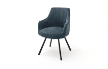 Esszimmerstuhl >Sami< (2-er Set) in  aus Metall - 60x87x61cm (BxHxT)