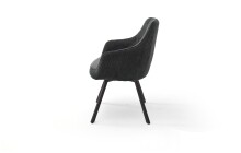 Esszimmerstuhl >Sami< (2-er Set) in  aus Metall - 60x87x61cm (BxHxT)