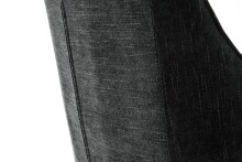 Esszimmerstuhl >Sami< (2-er Set) in Anthrazit aus Metall - 60x87x61cm (BxHxT)