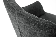 Esszimmerstuhl >Sami< (2-er Set) in Anthrazit aus Metall - 60x87x61cm (BxHxT)