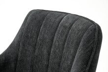 Esszimmerstuhl >Sami< (2-er Set) in Anthrazit aus Metall - 60x87x61cm (BxHxT)