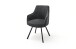 Esszimmerstuhl >Sami< (2-er Set) in Anthrazit aus Metall - 60x87x61cm (BxHxT)