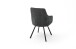 Esszimmerstuhl >Sami< (2-er Set) in Anthrazit aus Metall - 60x87x61cm (BxHxT)
