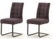 Esszimmerstuhl >Salta< (2-er Set) in  aus Metall - 48x96x64cm (BxHxT)