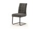 Esszimmerstuhl >Salta< (2-er Set) in Dunkelgrau aus Metall - 48x96x64cm (BxHxT)