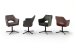 Esszimmerstuhl >Viannos< (2-er Set) in Anthrazit aus Metall - 64x85x61cm (BxHxT)