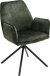 Polsterdrehstuhl >Ottawa< (2-er Set) in Olive aus Metall - 60x89x64cm (BxHxT)