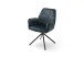 Polsterdrehstuhl >Ottawa< (2-er Set) in Petrol aus Metall - 60x89x64cm (BxHxT)