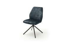 Polsterdrehstuhl >Ottawa< (2-er Set) in  aus Metall - 52x89x64cm (BxHxT)