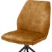 Polsterdrehstuhl >Ottawa< (2-er Set) in Curry aus Metall - 52x89x64cm (BxHxT)