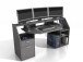 Schreibtisch >Zetel< in Anthrazit - 180x92,5x67,5cm (BxHxT)