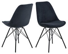 Esszimmerstuhl >Ermina< (2-er Set) in  aus Metall -...