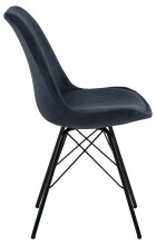 Esszimmerstuhl >Ermina< (2-er Set) in Anthrazit - 48,5x85,5x54 (BxHxT)