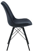 Esszimmerstuhl >Ermina< (2-er Set) in Anthrazit - 48,5x85,5x54 (BxHxT)