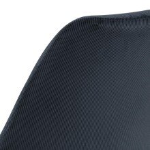 Esszimmerstuhl >Ermina< (2-er Set) in Anthrazit - 48,5x85,5x54 (BxHxT)