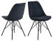 Esszimmerstuhl >Ermina< (2-er Set) in Anthrazit - 48,5x85,5x54 (BxHxT)